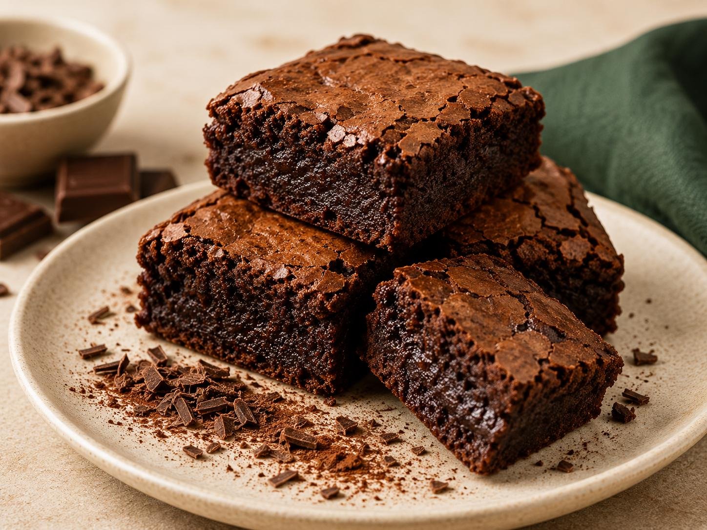 Brownie de chocolate com interior cremoso